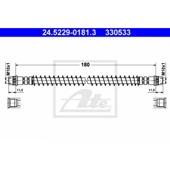 Flexible de frein ATE 24.5229-0181.3