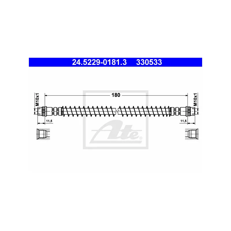 Flexible de frein ATE 24.5229-0181.3