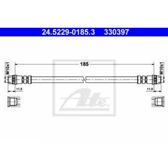 Flexible de frein ATE 24.5229-0185.3