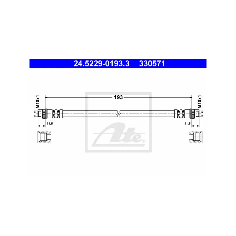 Flexible de frein ATE 24.5229-0193.3