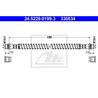 Flexible de frein ATE 24.5229-0199.3