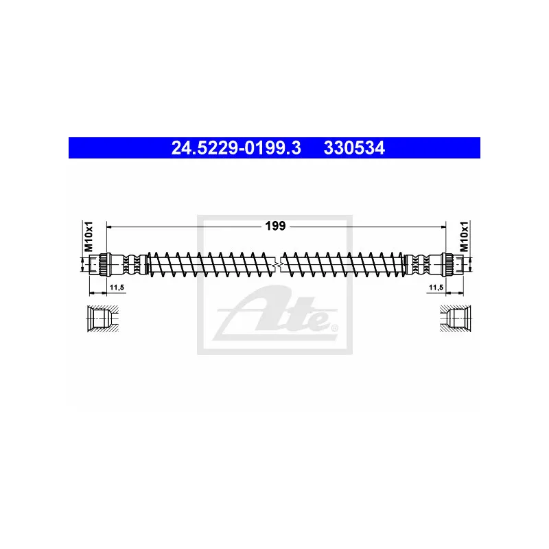 Flexible de frein ATE 24.5229-0199.3