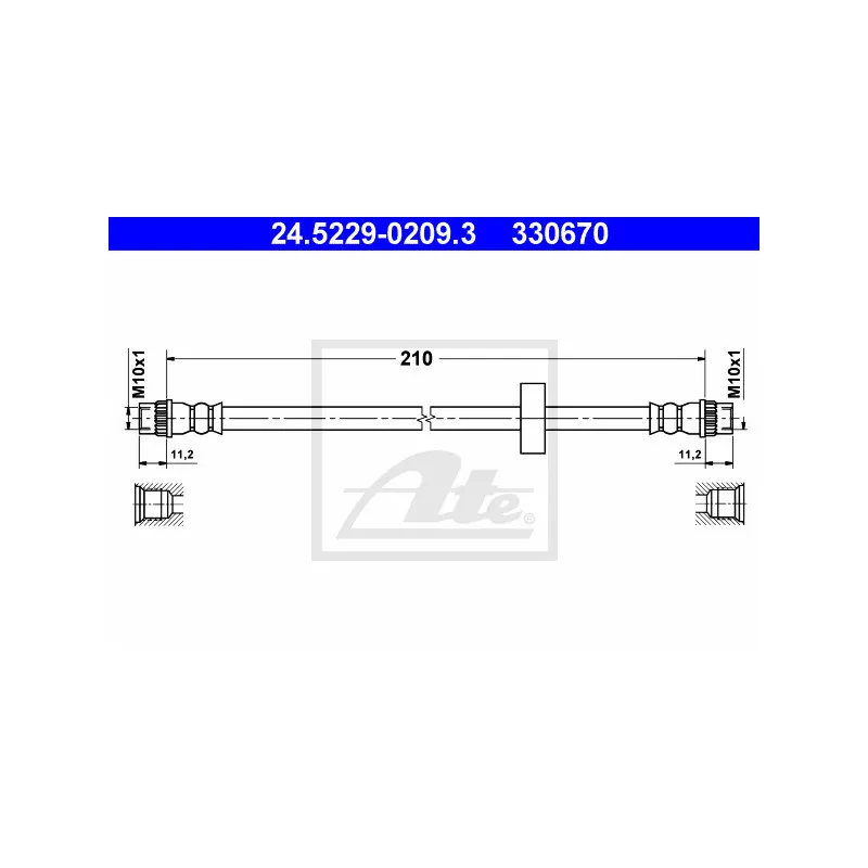 Flexible de frein ATE 24.5229-0209.3