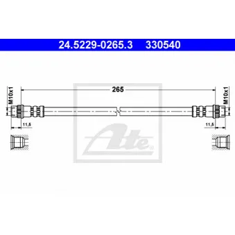 Flexible de frein ATE 24.5229-0265.3