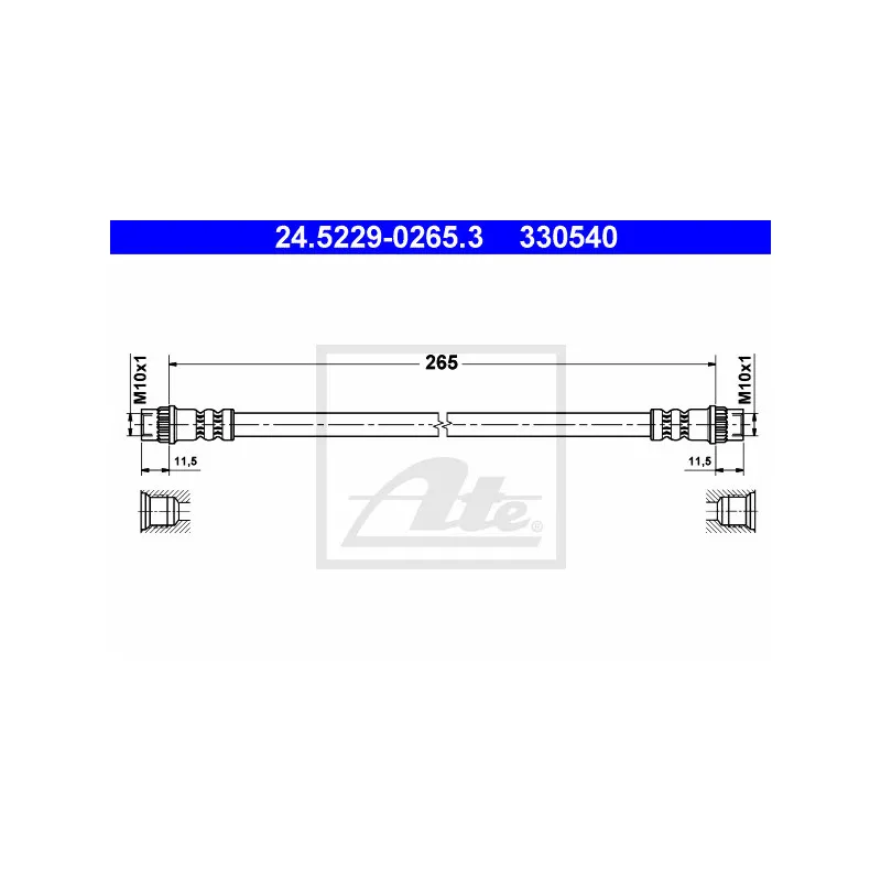 Flexible de frein ATE 24.5229-0265.3