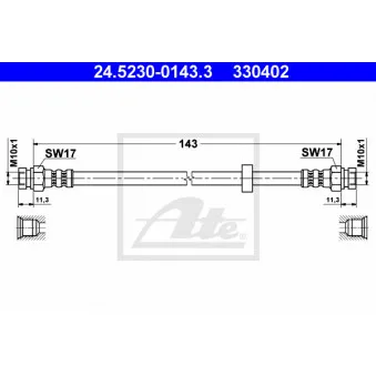Flexible de frein ATE 24.5230-0143.3