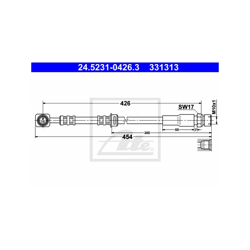 Flexible de frein ATE 24.5231-0426.3