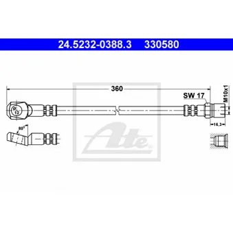 Flexible de frein ATE 24.5232-0388.3