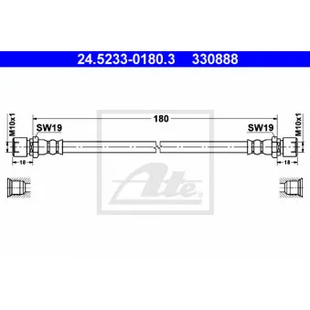 Flexible de frein ATE 24.5233-0180.3