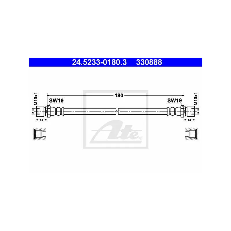 Flexible de frein ATE 24.5233-0180.3