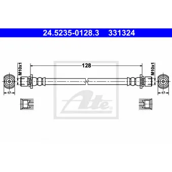 Flexible de frein ATE 24.5235-0128.3