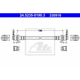 Flexible de frein ATE 24.5235-0190.3