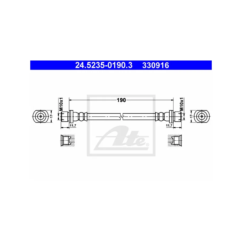 Flexible de frein ATE 24.5235-0190.3
