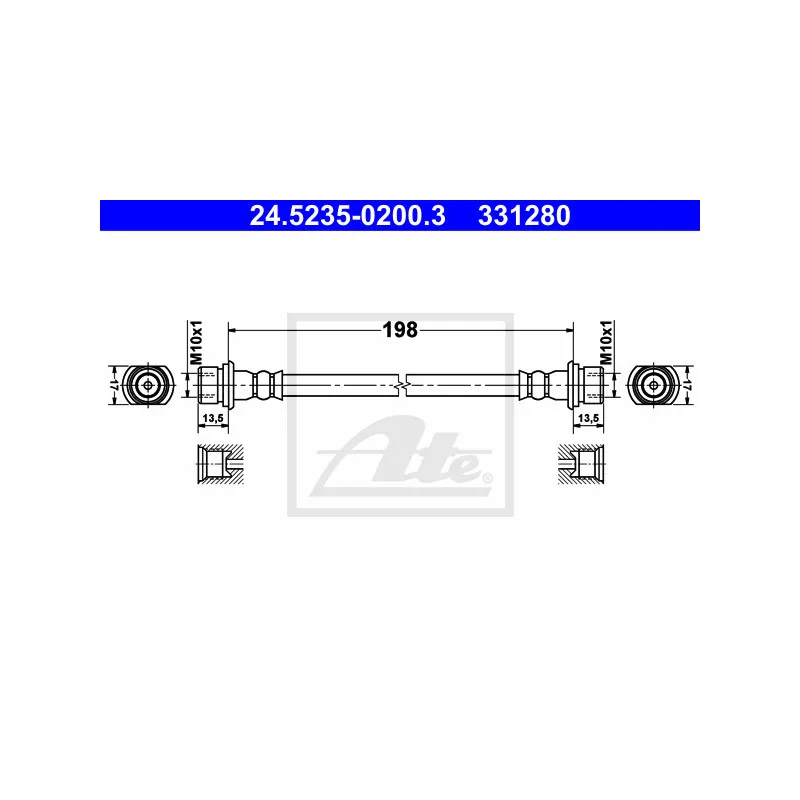 Flexible de frein ATE 24.5235-0200.3