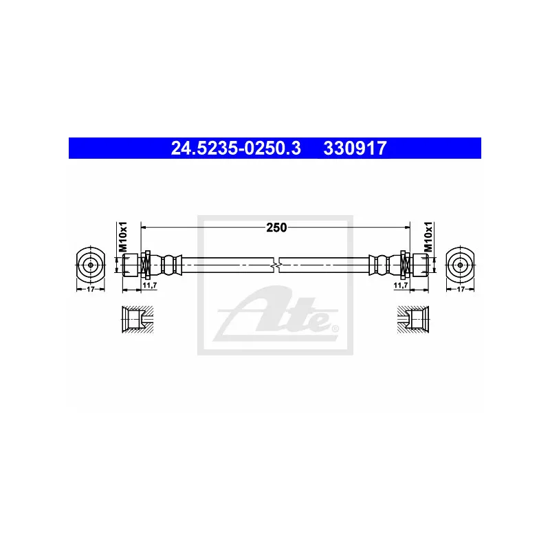 Flexible de frein ATE 24.5235-0250.3