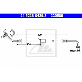 Flexible de frein ATE 24.5236-0429.3
