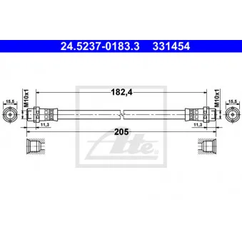 Flexible de frein ATE 24.5237-0183.3