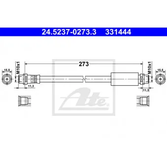 Flexible de frein ATE 24.5237-0273.3