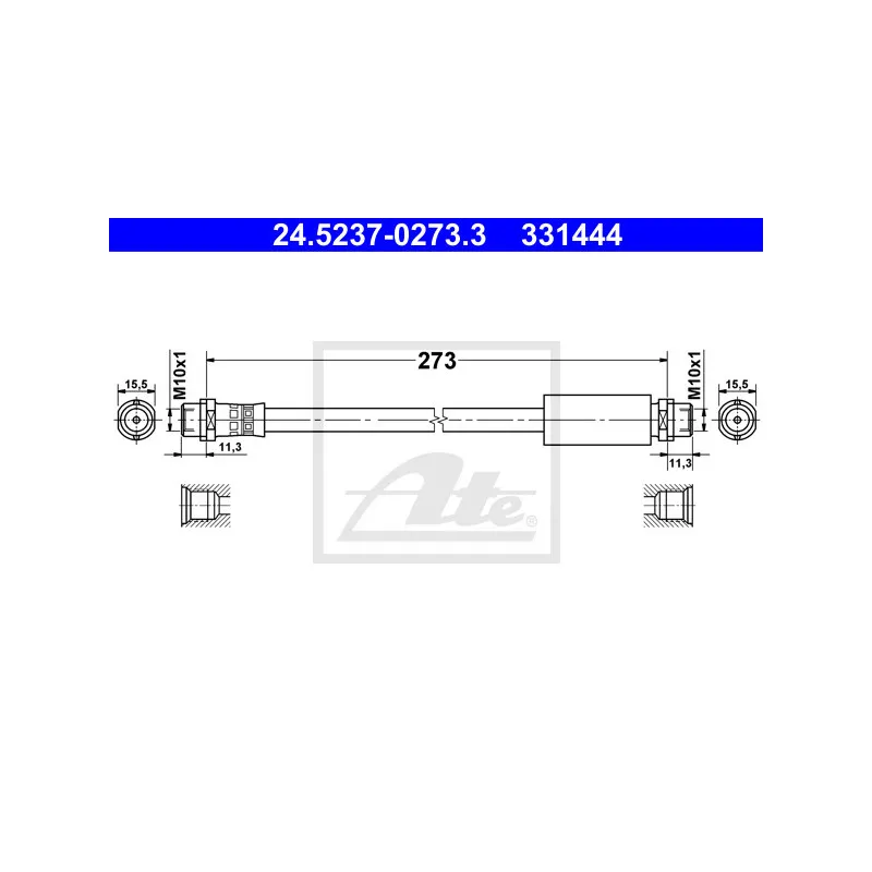 Flexible de frein ATE 24.5237-0273.3