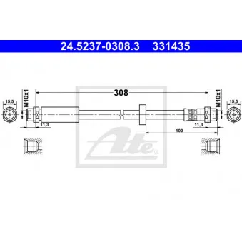 Flexible de frein ATE 24.5237-0308.3