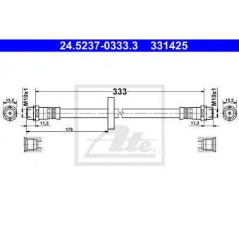 Flexible de frein ATE 24.5237-0333.3