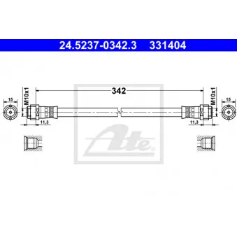 Flexible de frein ATE 24.5237-0342.3