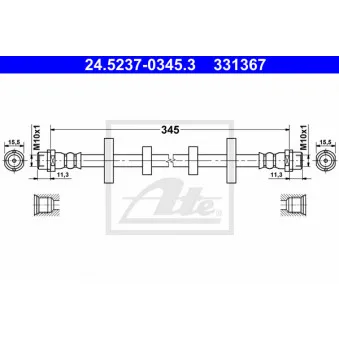 Flexible de frein ATE 24.5237-0345.3