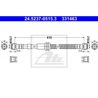Flexible de frein ATE 24.5237-0515.3