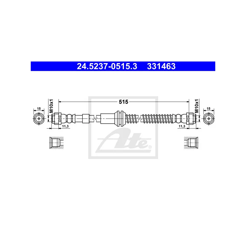 Flexible de frein ATE 24.5237-0515.3