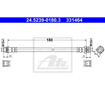 Flexible de frein ATE 24.5239-0180.3