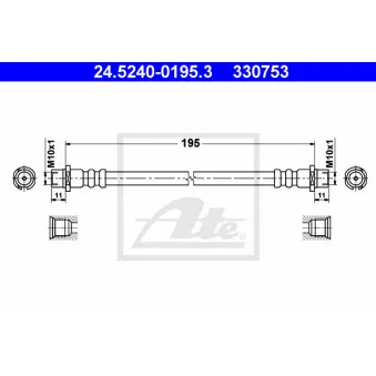 Flexible de frein ATE 24.5240-0195.3