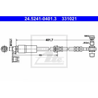Flexible de frein ATE 24.5241-0401.3