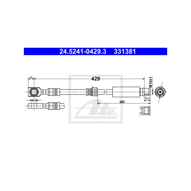 Flexible de frein ATE 24.5241-0429.3