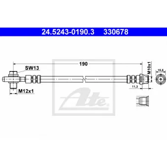 Flexible de frein ATE 24.5243-0190.3