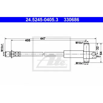 Flexible de frein ATE 24.5245-0405.3
