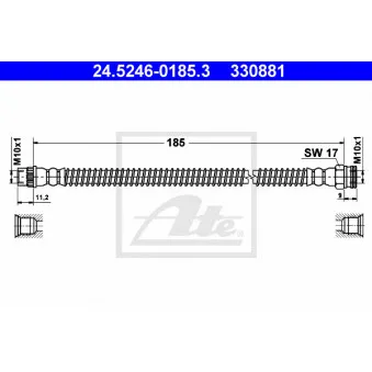 Flexible de frein ATE 24.5246-0185.3