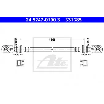 Flexible de frein ATE 24.5247-0190.3