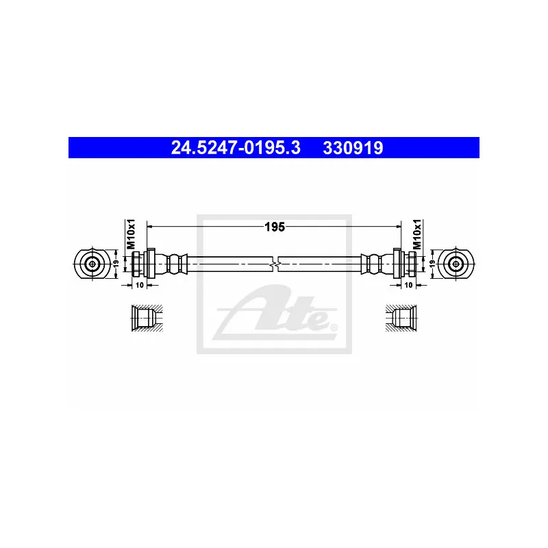 Flexible de frein ATE 24.5247-0195.3
