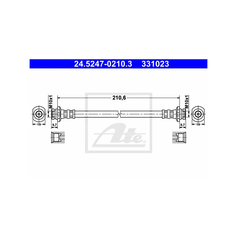 Flexible de frein ATE 24.5247-0210.3