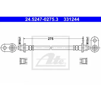 Flexible de frein ATE 24.5247-0275.3