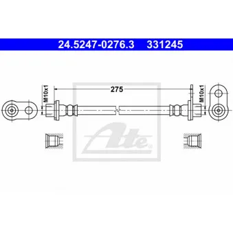 Flexible de frein ATE 24.5247-0276.3