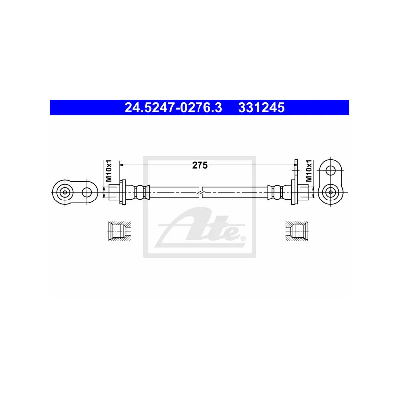 Flexible de frein ATE 24.5247-0276.3