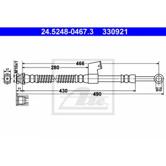 Flexible de frein ATE 24.5248-0467.3