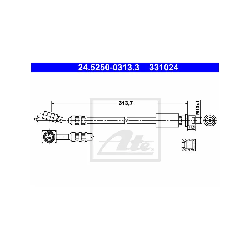 Flexible de frein ATE 24.5250-0313.3