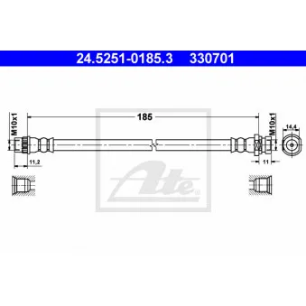 Flexible de frein ATE 24.5251-0185.3