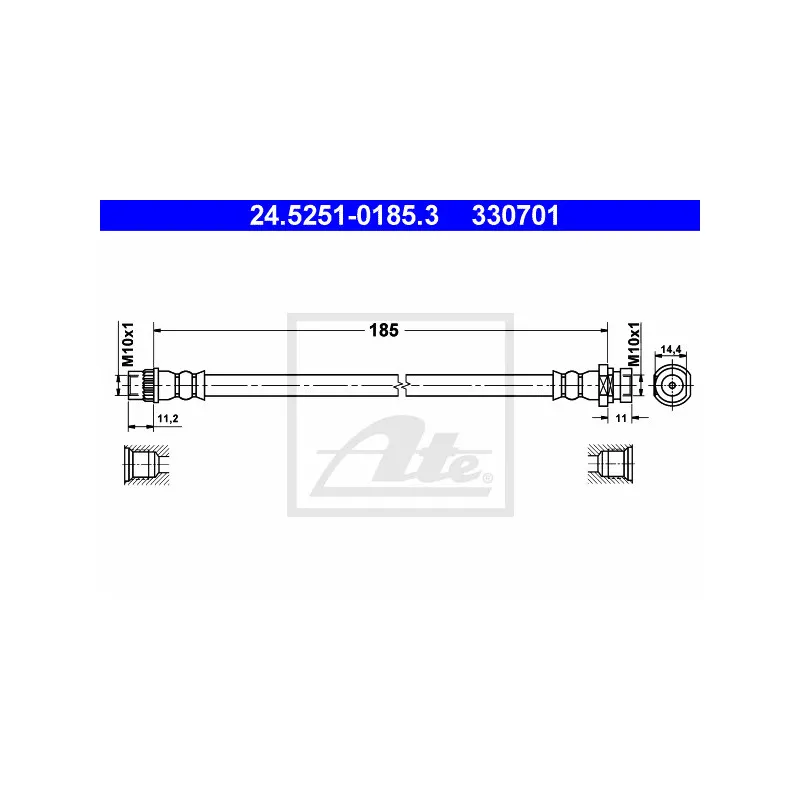 Flexible de frein ATE 24.5251-0185.3
