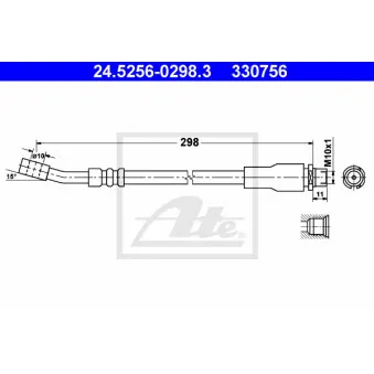 Flexible de frein ATE 24.5256-0298.3