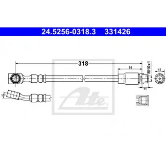 Flexible de frein ATE 24.5256-0318.3