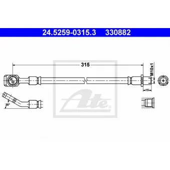 Flexible de frein ATE 24.5259-0315.3