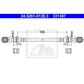 Flexible de frein ATE 24.5261-0130.3